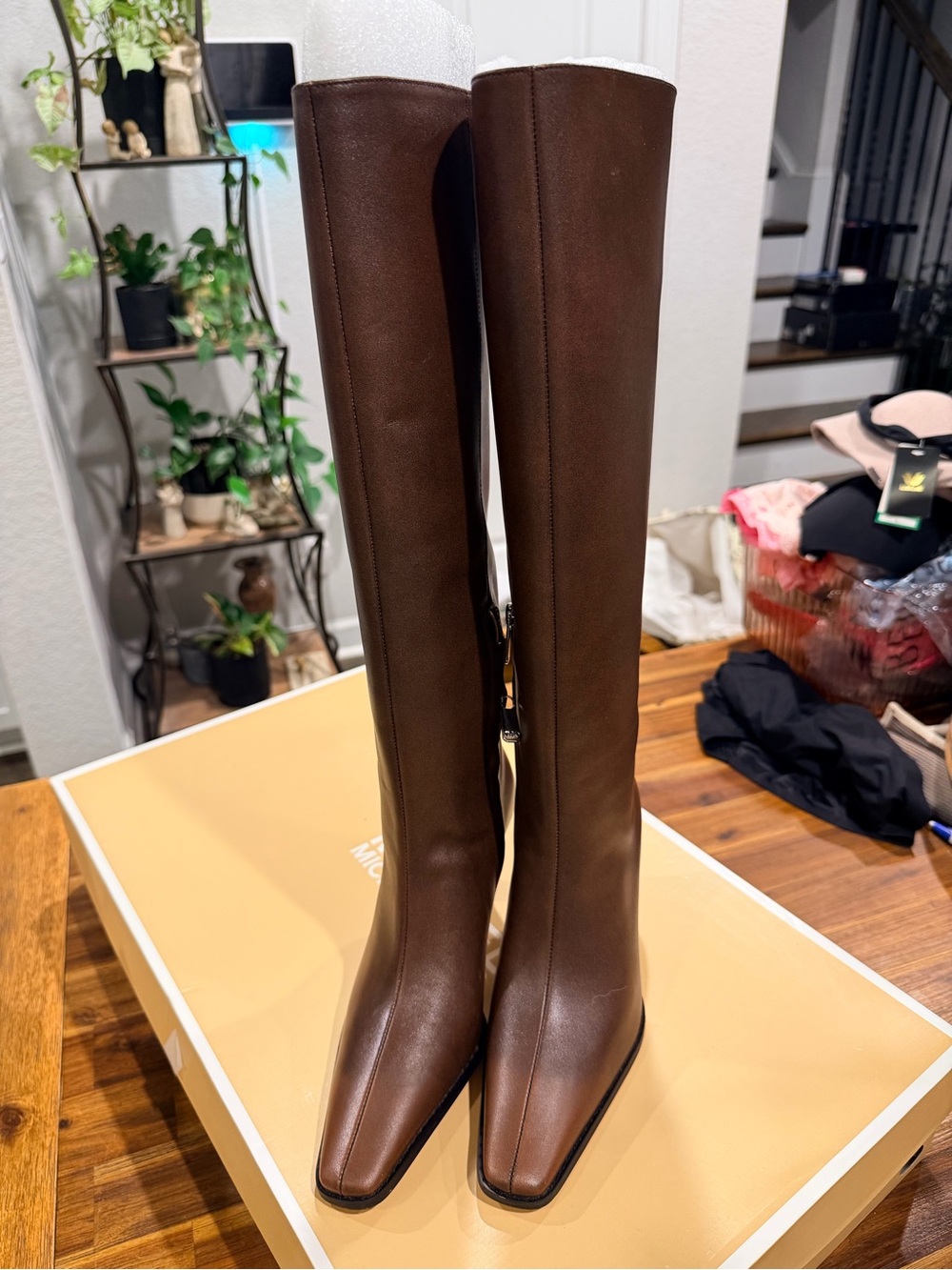 Michael Kors Dark Brown Over-the-Knee Boots - Picture 3 of 8